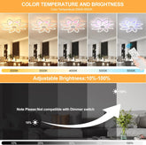 Lighting control demonstration with color temperature and brightness adjustment in a living room setting.